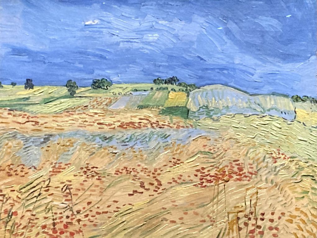 Van Gogh  : champs, maisons, fermes et chaumières, bords de l'Oise, Eglise d'Auvers, portraits et nature morte