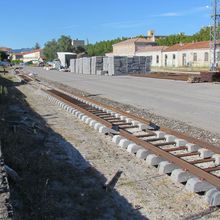 Vol de rail sur le chantier Carpentras-Avignon