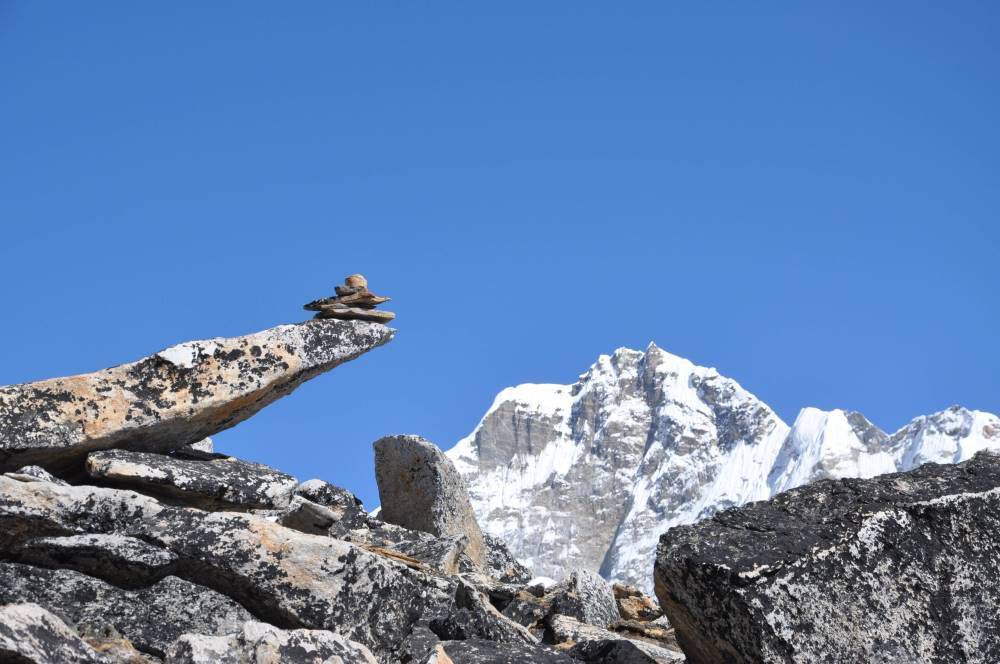 Népal, Khumbu, Gorak Shep, Pumori