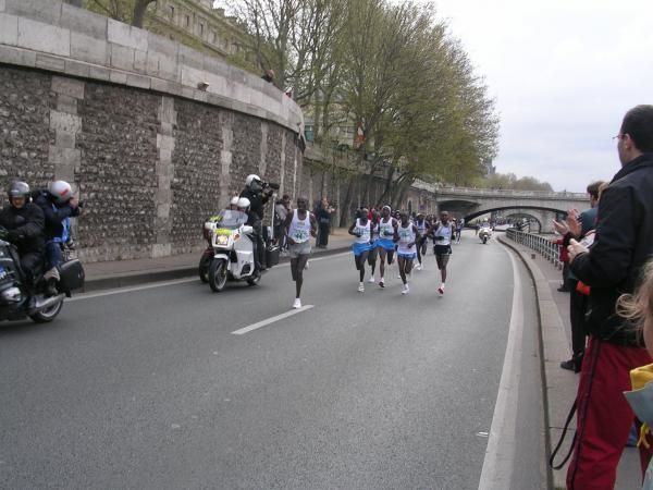 Quelques photos du marathon de Paris 2005