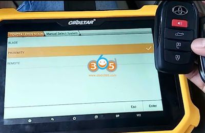 How to Add Land Cruiser 2023 8A Smart Key by OBDSTAR X300 DP Plus