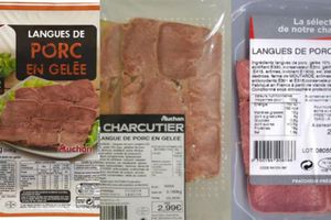 Rappel produit : Langue de porc en gelée de marques Auchan, Auchan le Charcutier et La séléection de notre charcutier