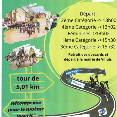 Annonce course de Villuis