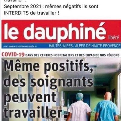 Quelques nouvelles du front anti pass sanitaire du vendredi 17 septembre 2021