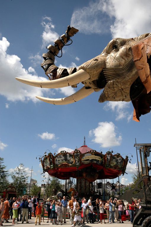 Eléphant de l'Ile de Nantes Royal de Luxe - Photos Thierry Weber Photographe La Baule Guérande