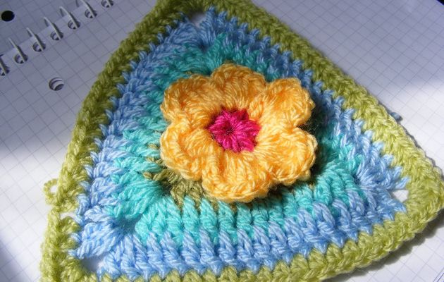 Crochet : Triangle 7 & 8