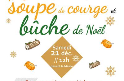 Concours de soupe de courge et Bûche de Nöel