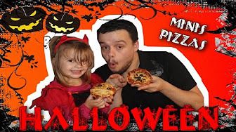 MINIS PIZZAS MOMIE ET ARAIGNÉE DE KAËNA {HALLOWEEN} 