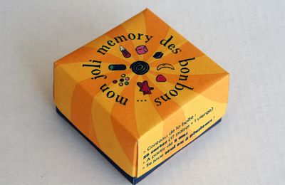 Une jolie boîte origami pour ranger votre jeu de Mémory : c'est ici !