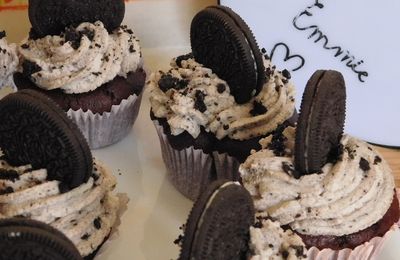 Cupcakes aux oréos.