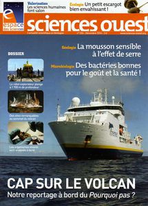 Le Sciences Ouest N° 326 de décembre 2014 est sorti : Cap sur le volcan.