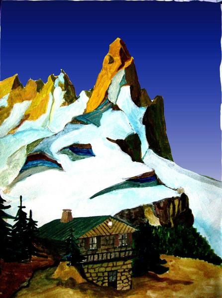 Peintures de l'auteur sur le thème de la montagne