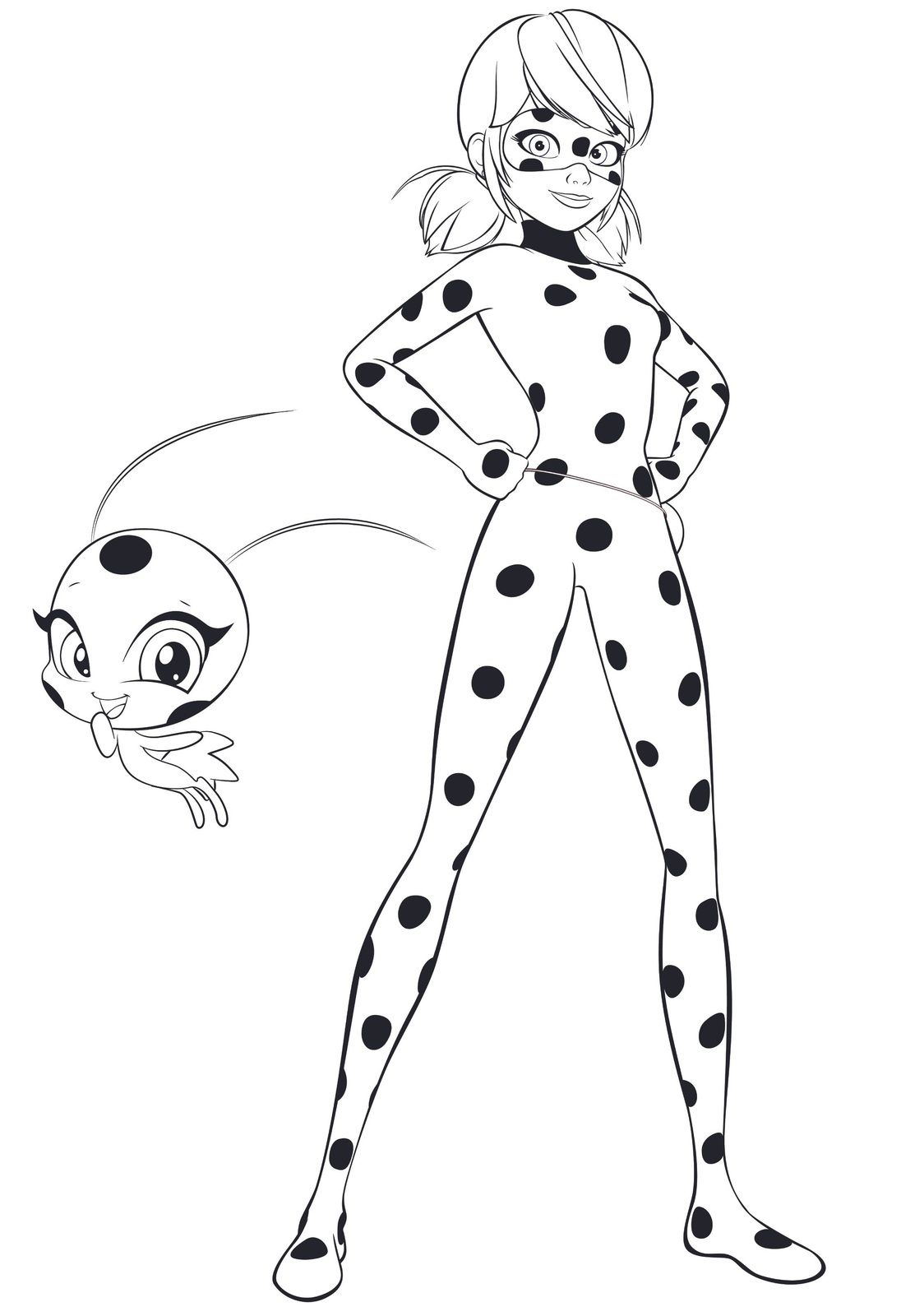 Imprimer Coloriage Miraculous Tous Les Kwami 60 Coloriages de Miraculous #1 [Coloriage][Activité][Miraculous][Maternelle][Élémentaire]  - Le Bazar du Lion