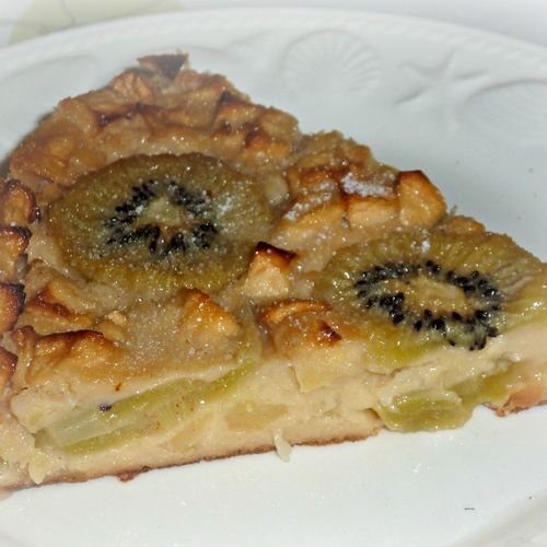 Clafoutis Pommes Kiwis Chez Vanda