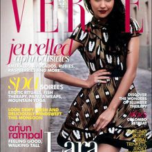 Lara Dutta fait la couverture du magazine Verve India (juillet 2010).