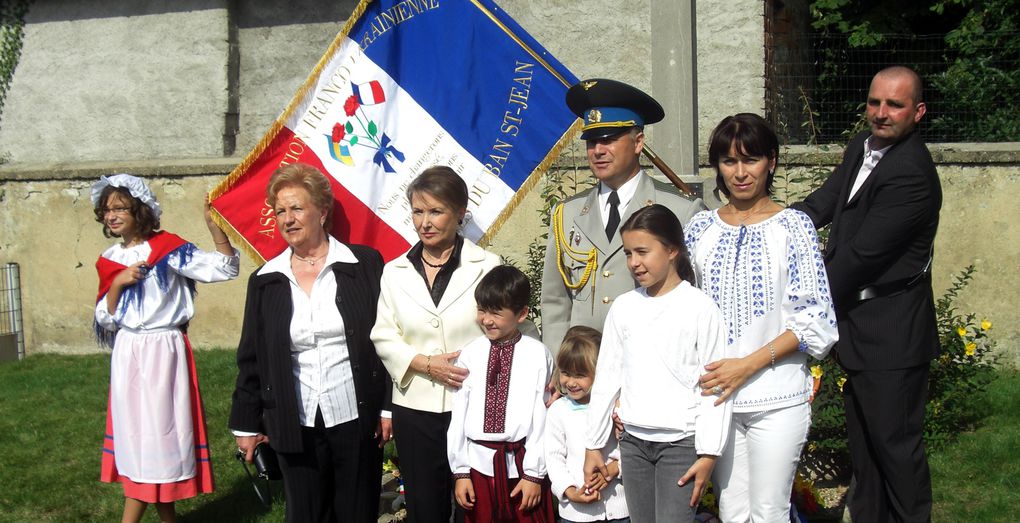 Bénédiction du drapeau franco-ukrainien de l'UFA; commémoration au Ban Saint-Jean