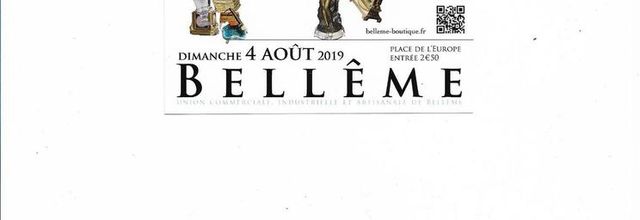 SALON DES ANTIQUITES ET BROCANTE DIMANCHE 4 AOUT 2019