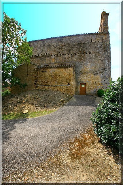 Diaporama église fortifiée de Cazalrenoux