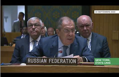 RUSSIE-UKRAINE : Le discours complet de Sergueï LAVROV devant le Conseil de Sécurité de l’ONU