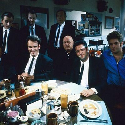 PHOTO DE TOURNAGE : "RESERVOIR DOGS"