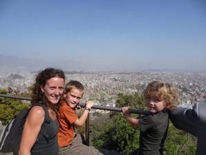 La family Gilmont au Nepal