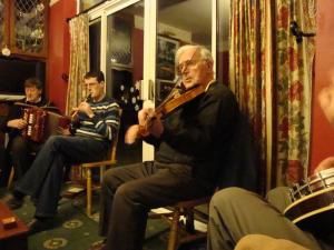 Ein netter Abend und die Einführung in die alte irische Volksmusik...