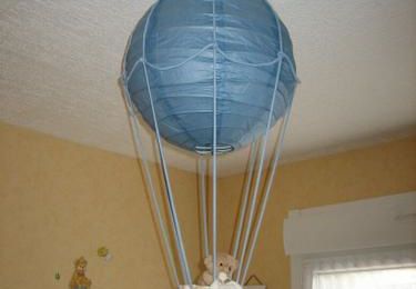 Lustre montgolfière