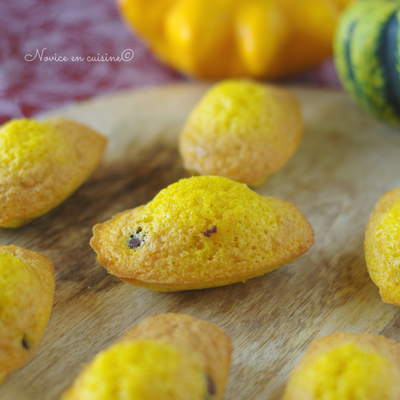 Madeleines orange et pépites de chocolat