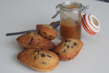 Madeleines au Chocolat et Caramel au Beurre Salé