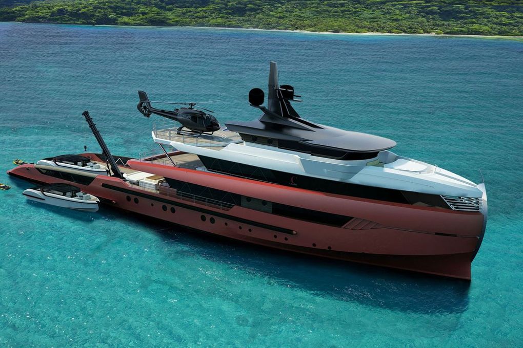 Tomahawk 52m, an amazing exploration yacht concept by Columbus Yachts