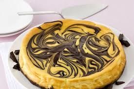 Cheescake marmorizzata: un dolce variegato