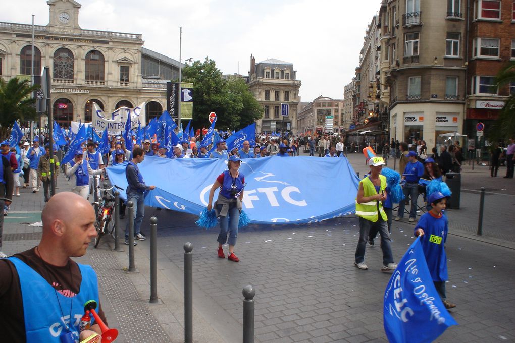 Manifestation pour les retraites à Lille le 22 Mai 2008