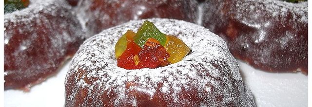 gâteaux sans cuisson aux fruits confits
