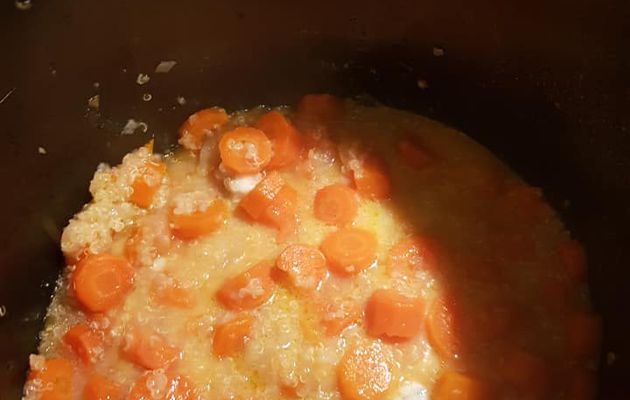 velouté de carotte et quinoa au cookeo