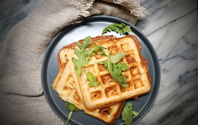 Gaufre de pommes de terre au comté