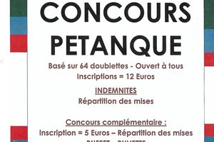 Montmerle: Lundi 29 Août Concours De Pétanque 