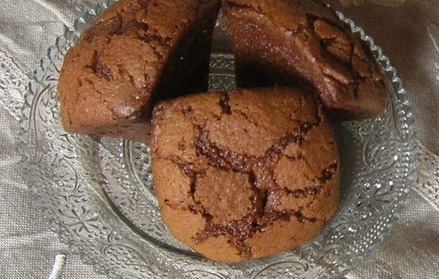 Mini-cakes aux chocolats de noël