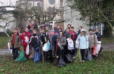 Hiver au verger école de Holving