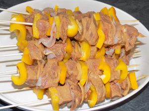 Brochettes boeuf/bacon