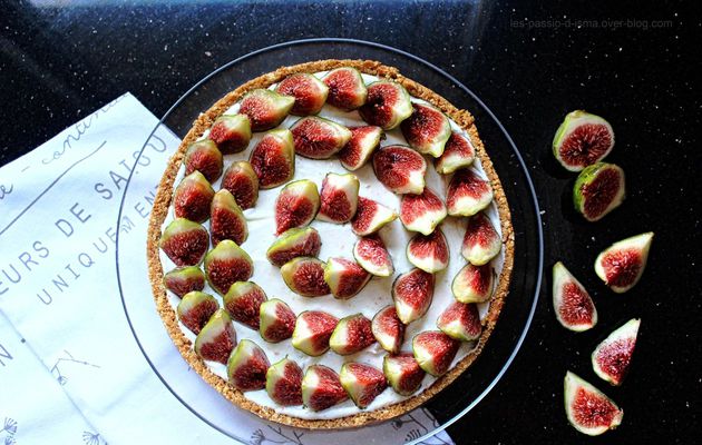 Dessers façon cheesecake alléger aux figues :