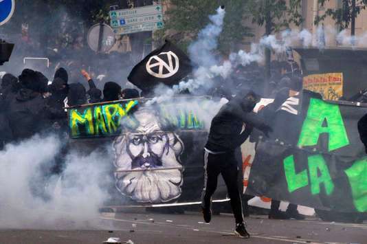 Paris, 1er mai 2018 : Centralien, fille de directeur financier... Qui étaient les 14 500 Antifas, Black Blocs, Anars, tous d'extrême-gauche, devant le cortège ? & Tout sur les Black Blocs