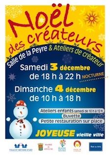 NOEL DES CREATEURS A JOYEUSE