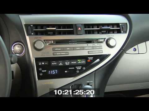 Lexus RX 450h TV Footage Interiorshots