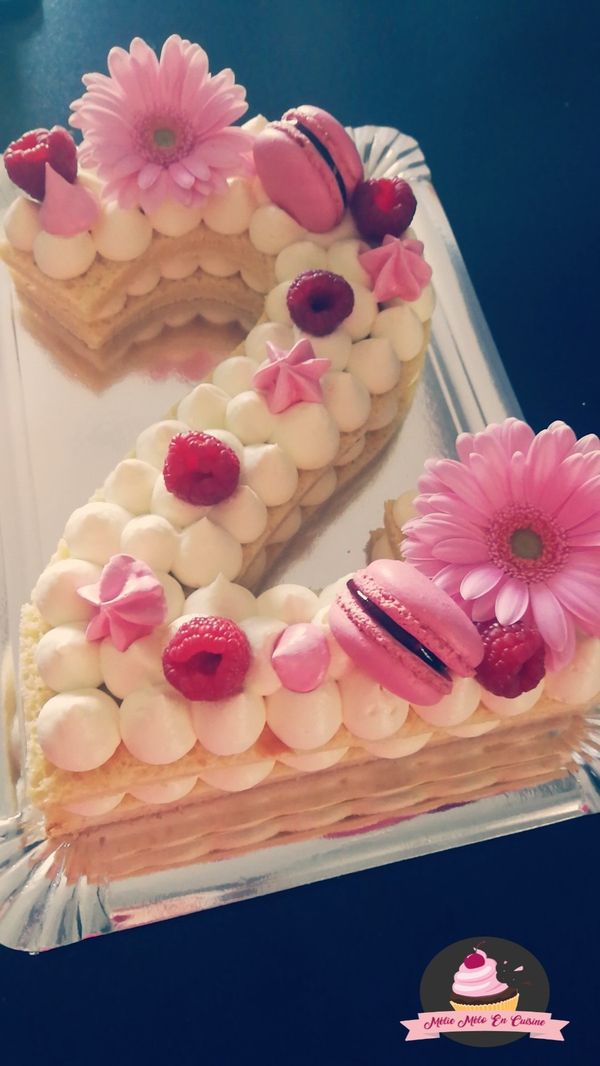 Number Cake Chocolat Blanc Framboise Avec Ou Sans Thermomix Melie Melo En Cuisine