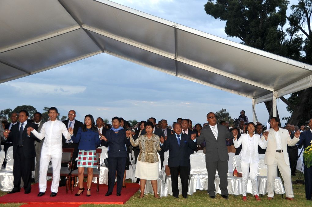 Culte oecuménique ayant suivi la journée de jeûne et prière pour la Nation et le peuple malgache initée par le Président Andry Rajoelina. Photos: Harilala Randrianarison - www.madagate.com