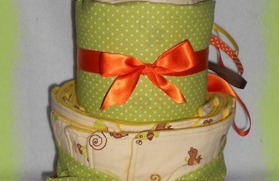 Gâteau de naissance surprise