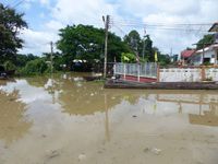 Inondations à Khong Chiam