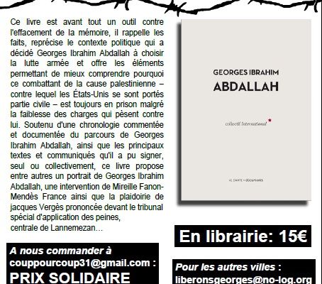 Emission sur le livre "Georges Ibrahim Abdallah"