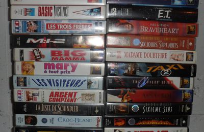 1 lot de 30 Cassettes vidéo VHS