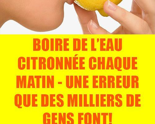 Est ce que boire du citron fait maigrir